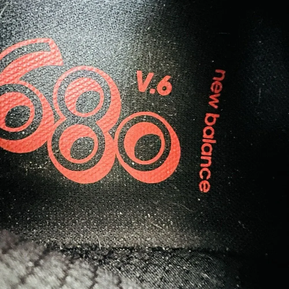 New Balance 680v6 Running Shoes Black Outerspace Ghost Pepper Colorful Womens 8 - Picture 7 of 8